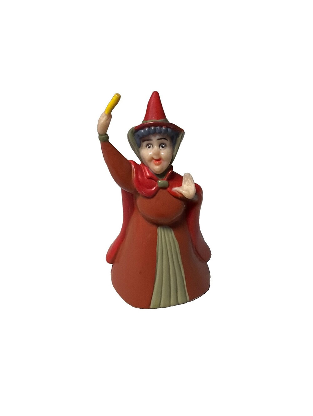 Disney Cinderella Fairy Godmother 3” PVC Toy Figure Collectible Cake Topper Toy